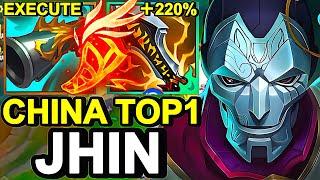 Wild Rift China Top1 Jhin Adc - TOP1 BEST MAX BURST JHIN BUILD RUNES - Sovereign Solo Rank Gameplay