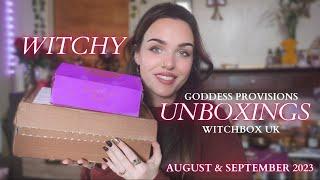 Witchy Subscription Unboxings Goddess Provisions x WitchBox UK Aug & Sept 2023