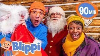 Blippi and Meekahs Adventure with Santa Full Christmas Movie for Kids