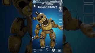 Withered Golden Freddy FNaF AR Workshop Animation