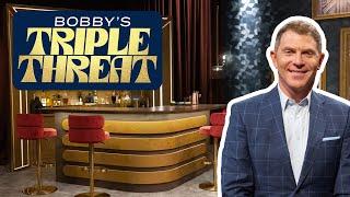 Tour the Set with Bobby Flay  Bobbys Triple Threat  Food Network