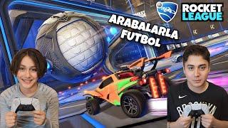 ARABALARLA FUTBOL OYNADIK  ABİM İLE ROCKET LEAGUE