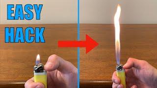 How To Turn A Lighter Into A FLAMETHROWER