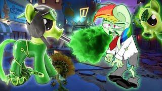 PEASHOOTER PONY - PLANTS VS ZOMBIES Pea Gatling DIY Tutorial Custom MLP 2