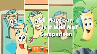 All Maps say Say It With Me Comparison From Season 1 to Season 8