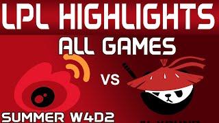 WBG vs AL Highlights ALL GAMES LPL Summer 2024 Weibo Gaming vs Anyones Legend by Onivia