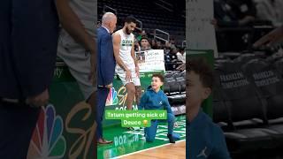 Jayson Tatum is getting sick of Deuce  #celtics #nba