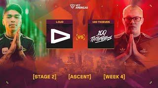 LOUD vs 100 Thieves - VCT Americas Stage 2 - W4D3 - Map 1