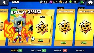 FREE LEGENDARY UPDATE GIFTS 14 NEW BRAWLERS BRAWL STARS UPDATE REWARDS