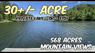 568 Acres Land For Sale 30 Ac Lake Mountain Views Fishing in Alabama