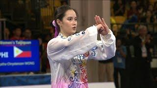 Agatha Wong wins GOLD in Wushu Taijiquan event  2019 SEA Games