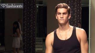 Sexy Male Models Backstage at Ermenegildo Zegna Spring 2013  Milan Mens Fashion Week  FashionTV