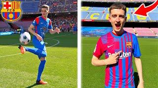 I Played in a PRO FOOTBALL MATCH vs BARCELONA & WON Crazy Skills & Goals