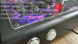 Etokki Omni  Brook UFB Fusion  Qanba Gravity KS No Foam  Knee Lever Neo Edition  Sound Test