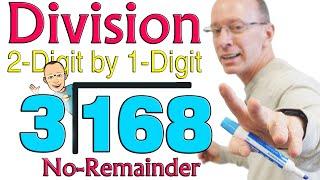 Division of numbers ⭐ Dividing 2-Digit Numbers by 1-Digit Number - No Remainder ⭐ Maths Class 