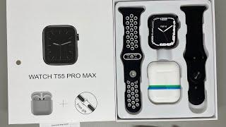 T55 pro max Smart watch & Earbuds set