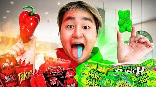 Extreme Spicy Vs Sour Challenge