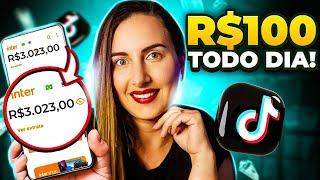 FAÇA R$100 TODO DIA COM TIKTOK SEM APARECER DE GRAÇA USANDO SÓ O CELULAR EM 2024