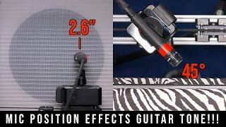 How Mic Position Effects Your Guitar Tone