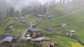 Simple Nepali Rural Village in Mountain  Life with Beautiful Nature  IamSuman