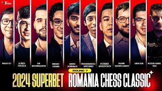 Gukesh vs Caruana Pragg vs Nepo at Superbet Classic  R7  Live Commentary by Sagar & Amruta