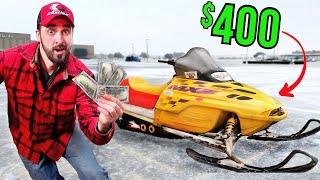 Buying DEAD Snowmobile On Facebook Marketplace & Getting It Running