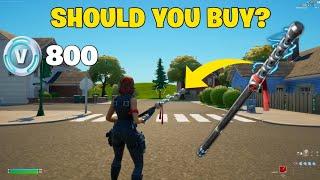 Widows Bite Pickaxe Gameplay in Fortnite Sound Test + Review  Should You Buy?