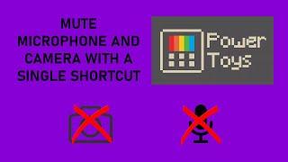 Quick mute your microphone and camera using a single shortcut for meetings and class