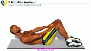 8 Min Abs Workout how to have six pack  HD Version 