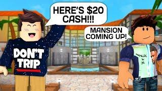 I PAID A STRANGER $20 TO BUILD ME A LUXURY MANSION IN ROBLOX BLOXBURG