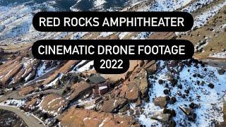 Red Rocks Park and Amphitheater  2022 4K Cinematic Drone Footage