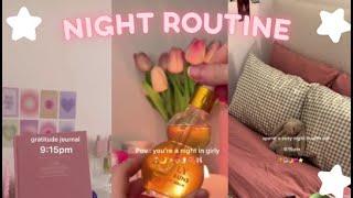 night routine tiktoks