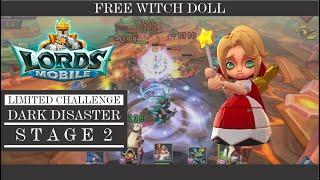 Lords Mobile Limited Challenge Dark Disaster Stage 2