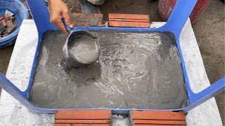 Great idea for you - DIY garden coffee table from cement - Easy and Beautiful