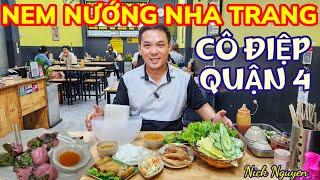 Thèm nem nướng Nha Trang ra quán cô Điệp Quận 4 ăn quá ngon  Ẩm thực Sài Gòn  NIck Nguyen
