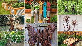 DIY Garden Projects Stunning Metal and Wood Decor Ideas