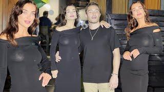 Amy Jackson With Boyfriend Ed Westwick Arrived For Dinner Date