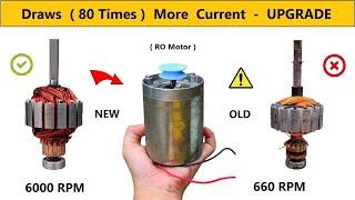 Dead 24v DC Motor to 12v Motor for High Current Speed & Torque - Project 