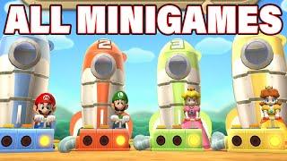 Mario Party 9 All Mini Games Challenge Master Difficulty Mario Peach Luigi & Daisy