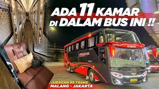 INI BUS ATAU APARTEMENT BERJALAN MEWAH BANGET⁉️Trip Malang-Jakarta with Juragan99 Trans Kobochan