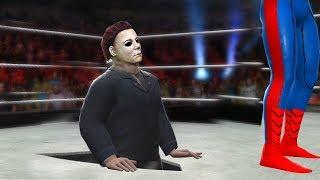 Michael Myers Vs Spiderman - Hell In A Cell Match