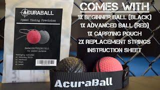 ACURABALL 2.0 - Unboxing Set-up and Basic Training - Best Boxing Reflex Ball