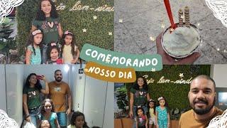 ●Comemorando NOSSO DIA em FAMÍLIA ●Levamos as meninas no shopping #vlog