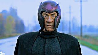 Magneto Destroys Police Cars - Highway Scene.  X-Men  The Last Stand 2006