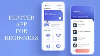 Flutter App Development Tutorial for Beginners iOS  Android  Complex UI  Training App GetX