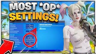 MOST *OP* FORTNITE SETTING BEST Fortnite Settings PS4XBOX ConsoleController Fortnite Settings