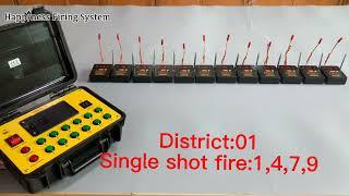 Happiness HOT SALE DBR05-C1-24 Multifunctional firework firing system with adjustable number of cues