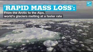 Rapid mass loss From the Arctic to the Alps worlds glaciers melting at a faster rate