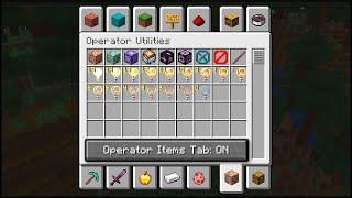 Minecraft - How To Get The Operator Items Creative Inventory Tab