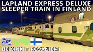 Santa Claus LAPLAND EXPRESS  VR Finland Deluxe En-suite Sleeper Train Review